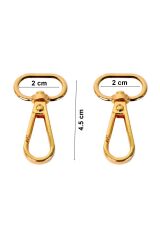 Nildenhobim Yaylı Kancalı  Makrome Anahtarlık ve Çanta Aksesuarı - Halka Çap : 2 cm ( 2 ' li set  )