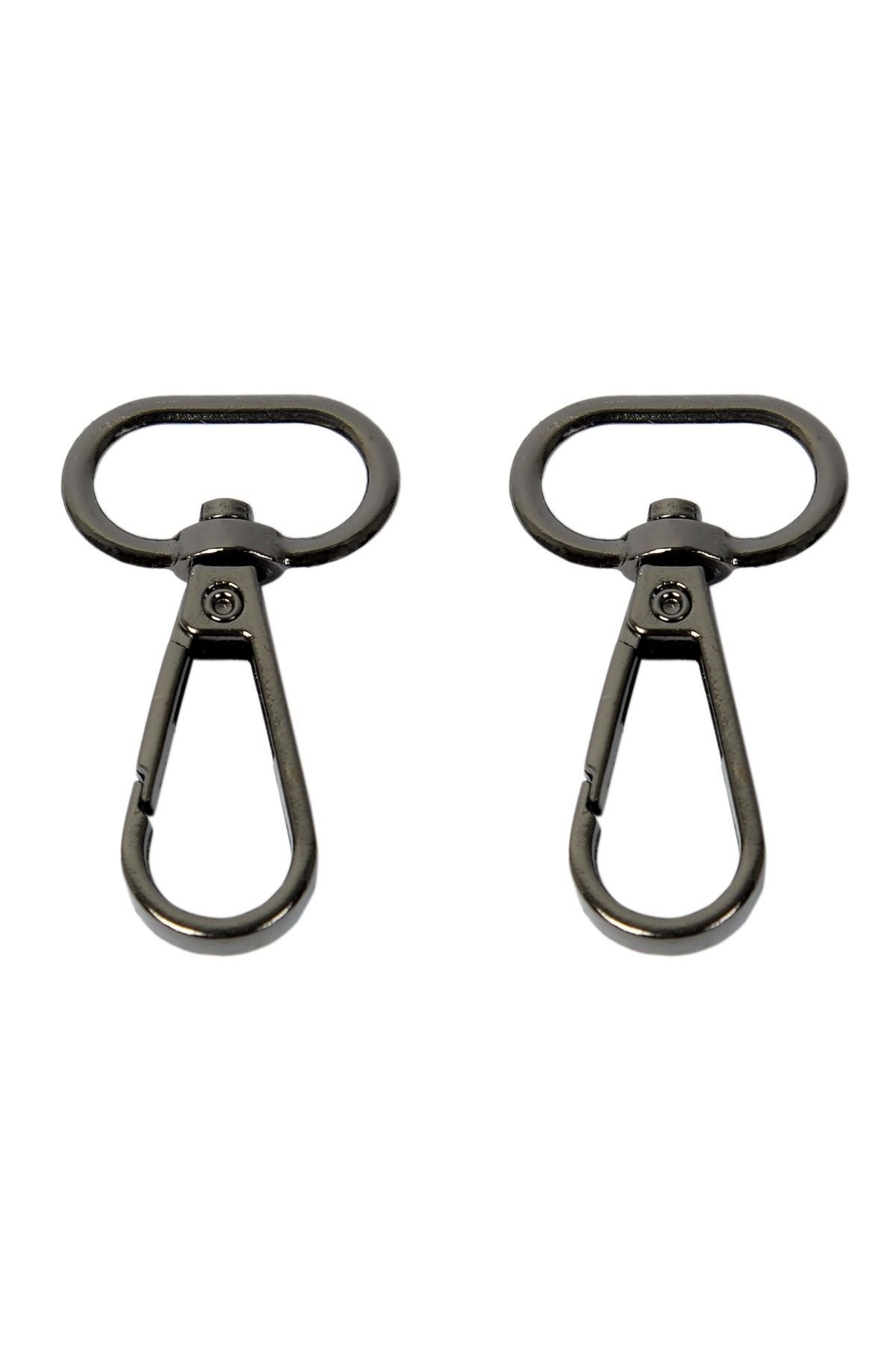 Nildenhobim Yaylı Kancalı  Makrome Anahtarlık ve Çanta Aksesuarı - Halka Çap 2 cm ( 2 ' li set  )