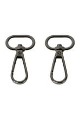 Nildenhobim Yaylı Kancalı  Makrome Anahtarlık ve Çanta Aksesuarı - Halka Çap 2 cm ( 2 ' li set  )