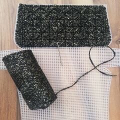Nildenhobim Büyük Boy Beyaz Renk  Çanta Kanvası - En : 22cm Boy : 43 cm