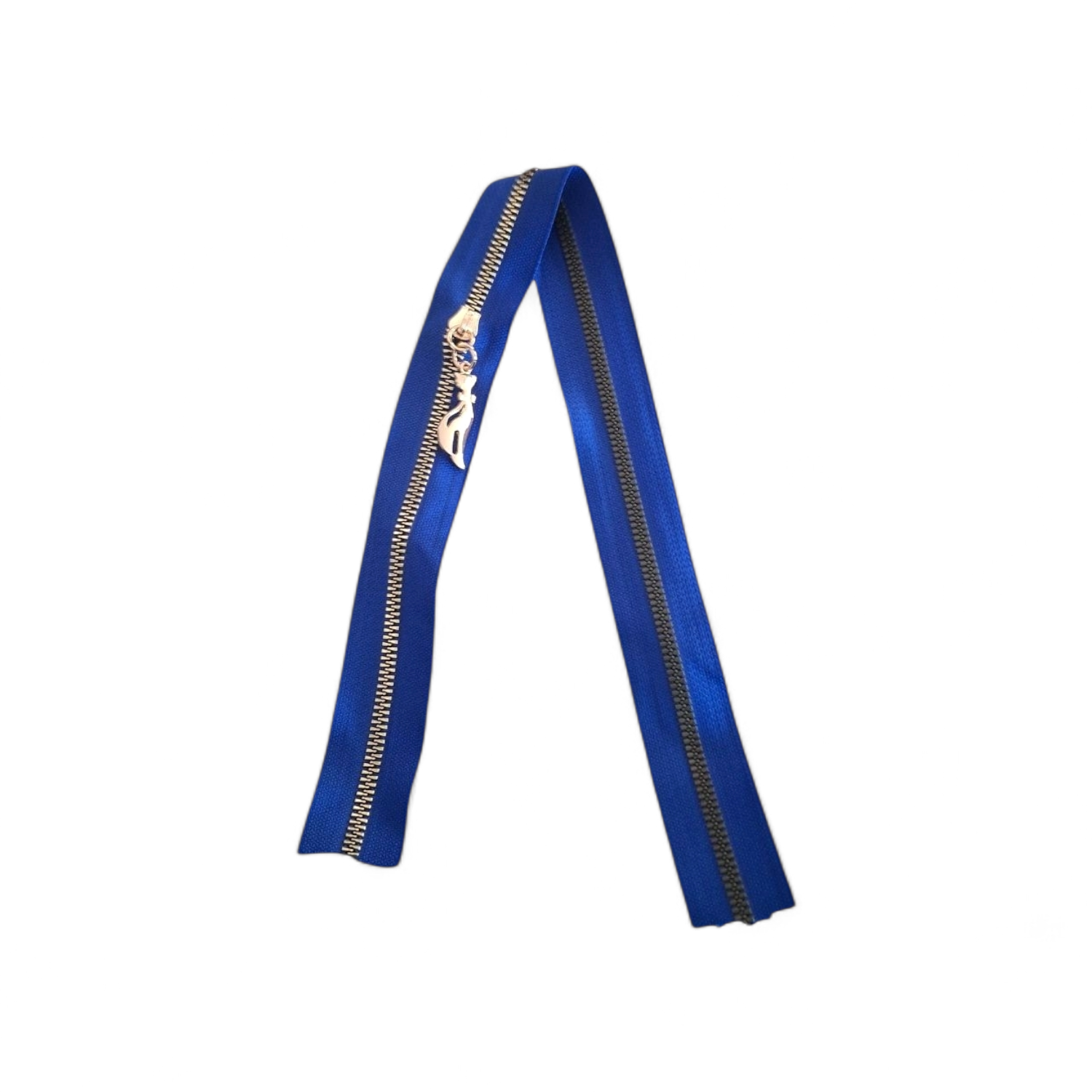 Nildenhobim  Çanta Fermuarı - Altın Dişli - Uzunluk 50 Cm - Genişlik 3.5 Cm - Mavi Renk
